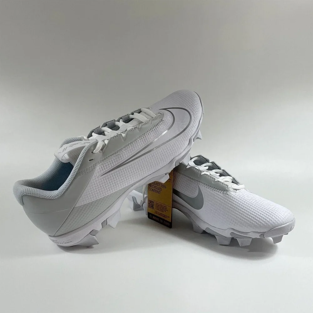 Nike‎ Vapor Edge Shark 2 Football Cleats White Men's Size 12 DH5088-100